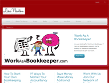 Tablet Screenshot of howtostartyourownbookkeepingbusiness.com